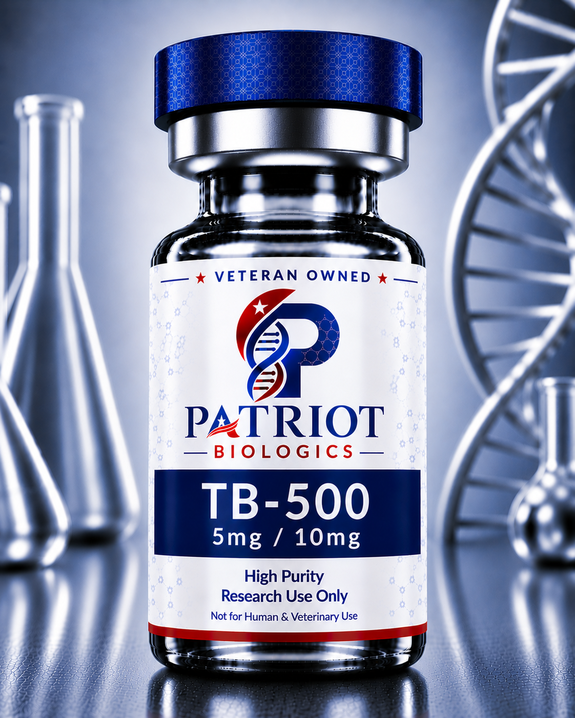 TB-500 5mg research peptide vial