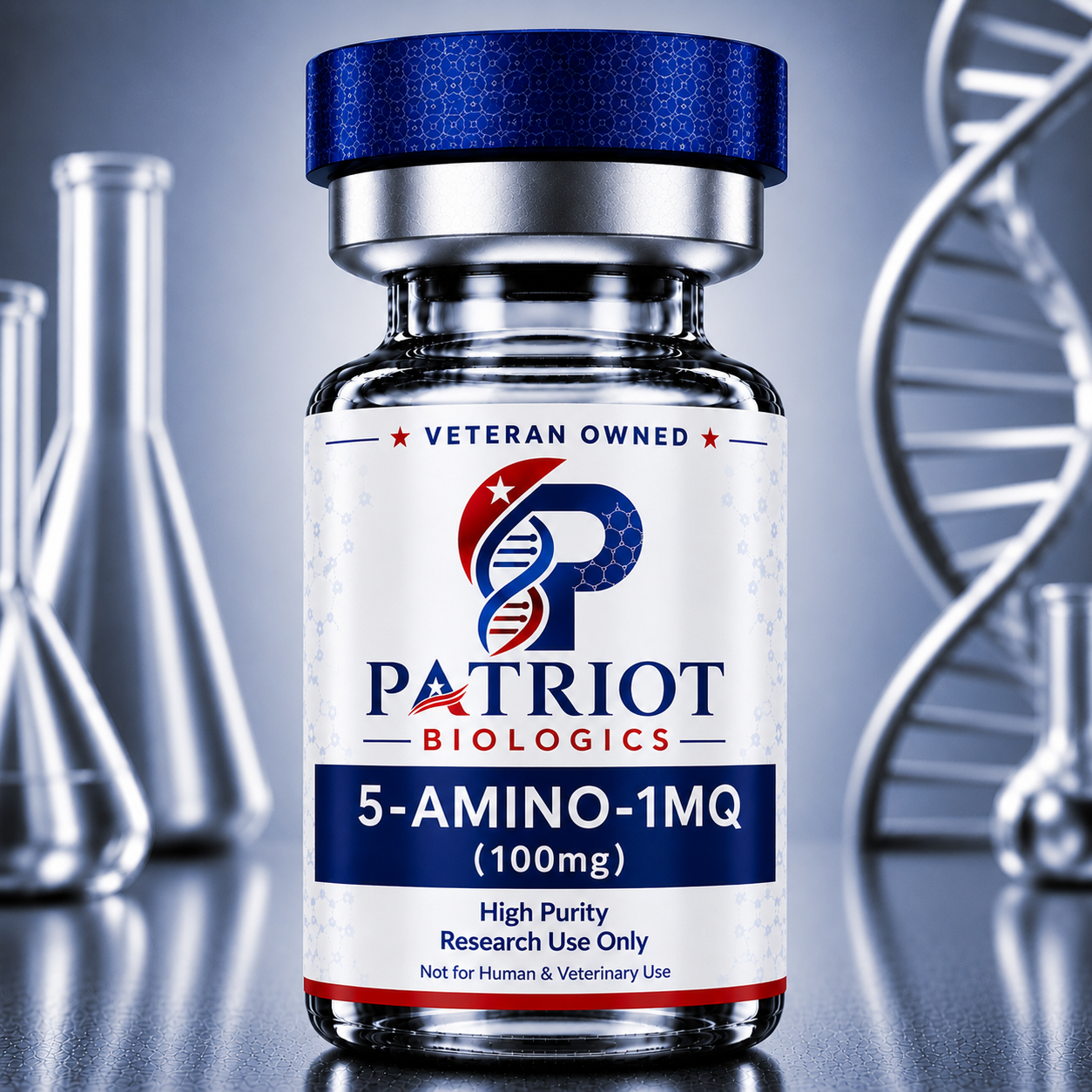5-Amino-1MQ 100mg research peptide vial
