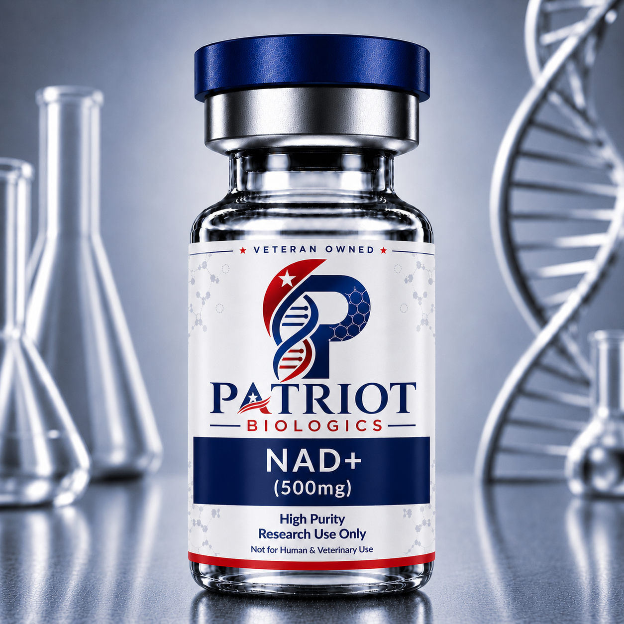 NAD+ 500mg research peptide vial