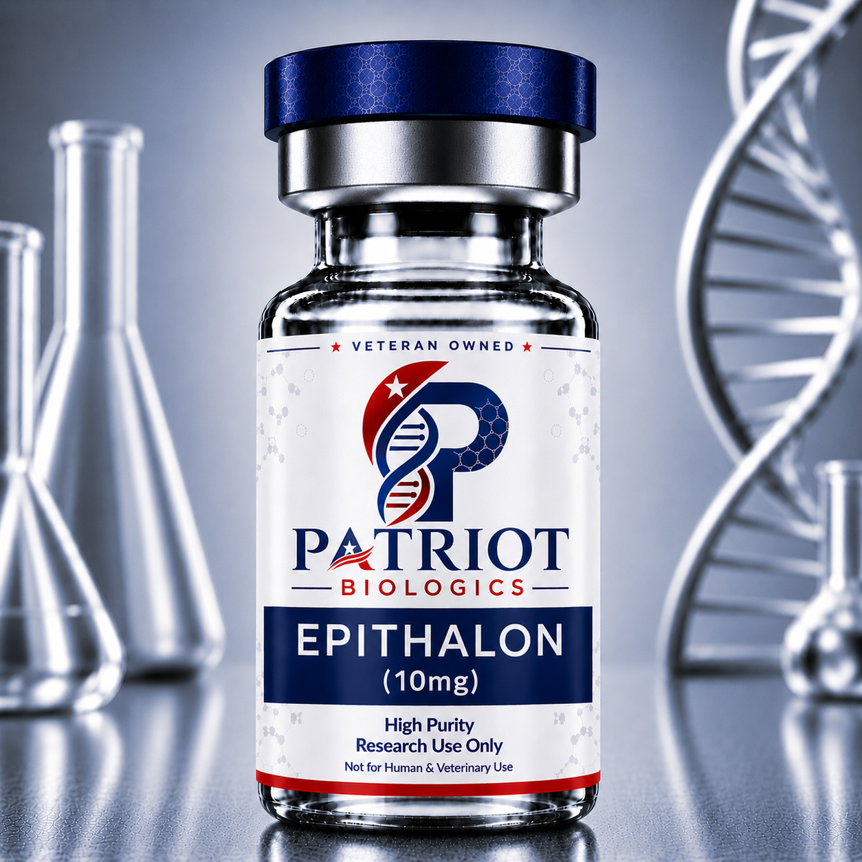 Epithalon 10mg research peptide vial